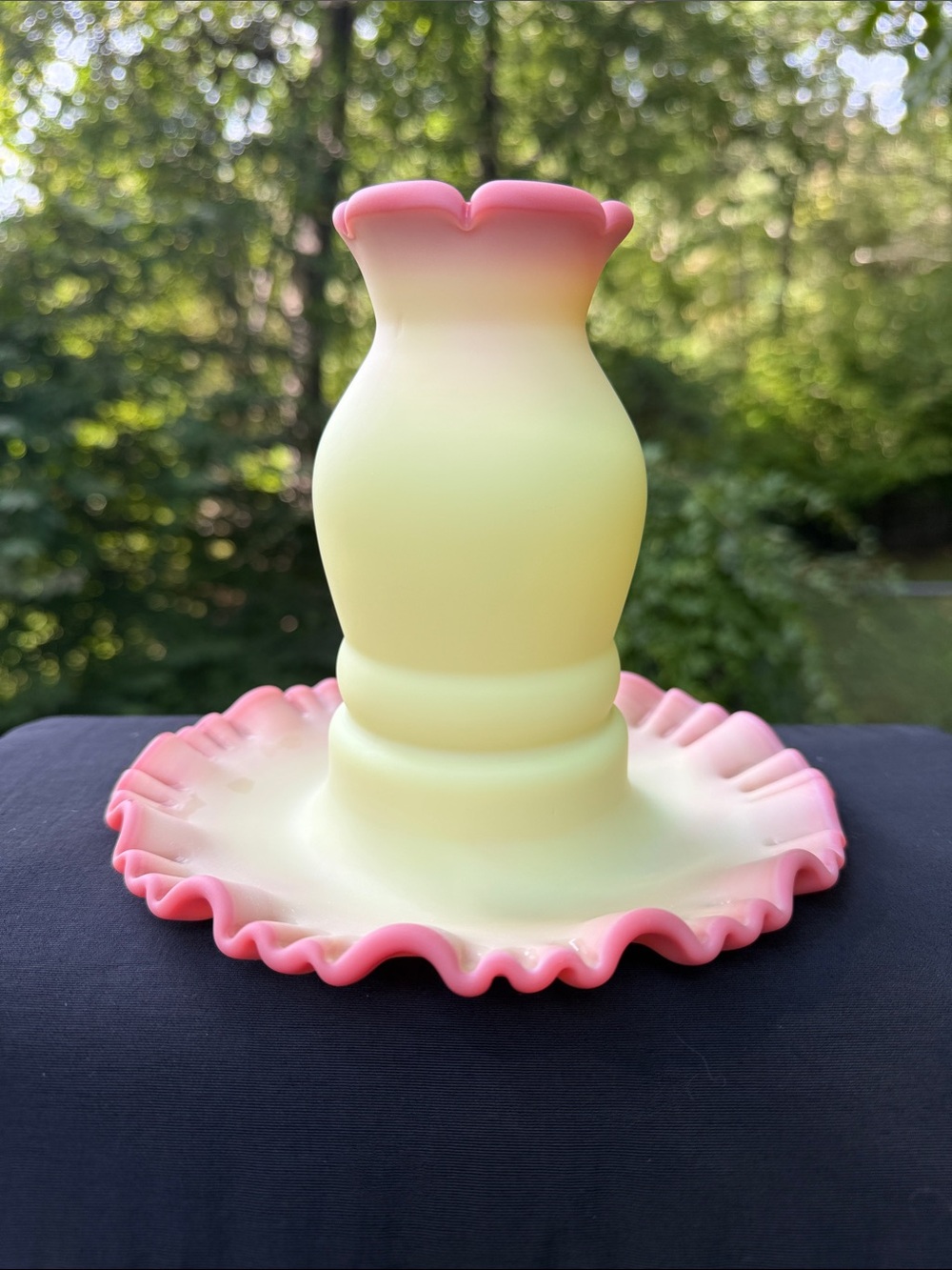 Fenton 1 Piece Burmese Reverse Fairy Light